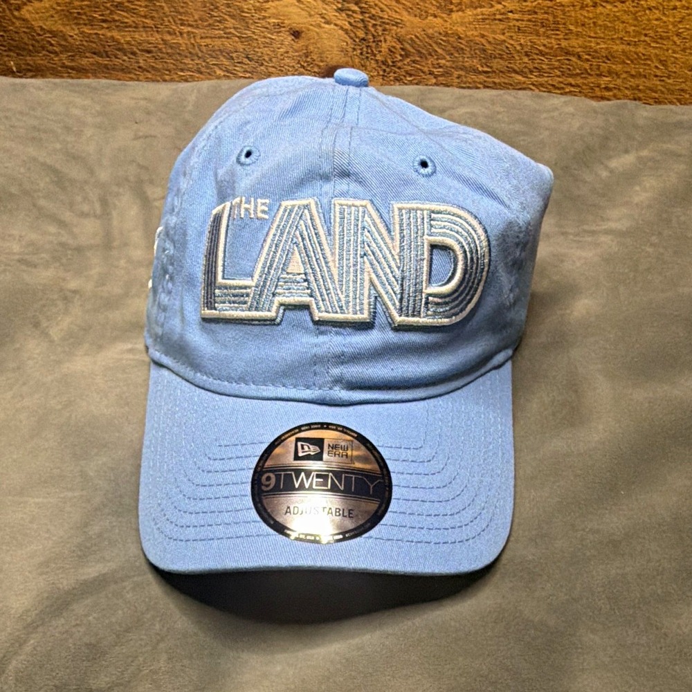 New Era 9TWENTY Cleveland Cavaliers "The Land" Blue Adjustable Cap One Size